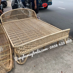 Giường mây tự nhiên phòng ngủ 448015