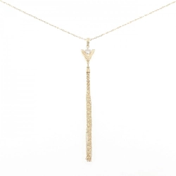 K18YG Dây chuyền kim cương - Hàng hiệu Authentic