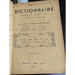 Petit dictionnaire francais - annamite - Trương Vĩnh Ký 472860