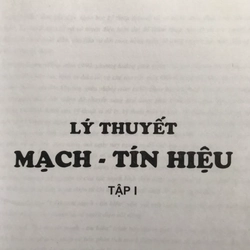 LÝ THUYẾT MẠCH TÍN HIỆU (1) 462418