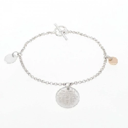 Vòng tay Hermès Ex Libris PM 668306