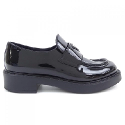 Giày lười Prada PRADA màu chocolate với logo tam giác 1D246M