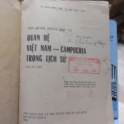 sách: Hội nghị Khoa học về quan hệ Việt Nam – CamPuChia trong lịch sử (A1) 570335