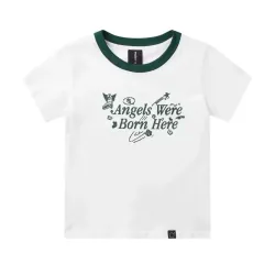 ÁO THUN BABY TEE FORM FIT ANGEL WERE BORN SIZE L 792378