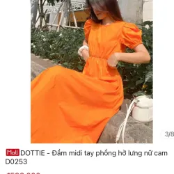 Vây Dottie hở lưng XS, giá gốc 599000 1041351
