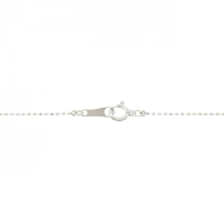 K18WG Solitaire Dây chuyền kim cương 0.1CT - Hàng hiệu Chính hãng 856992