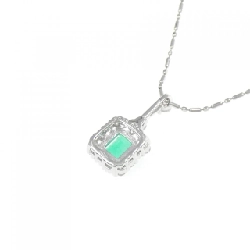 Dây chuyền ngọc lục bảo PT900/PT850 0.80CT - Hàng hiệu Authentic 859620