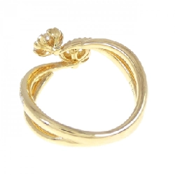 Nhẫn kim cương 750YG 0.48CT 672987