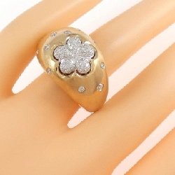 Nhẫn kim cương hoa K18PG/K18WG 0.63CT - Hàng hiệu Authentic 846993