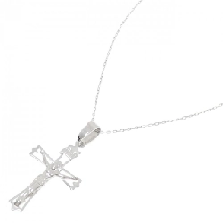 K18WG Dây chuyền hình chữ thập - Hàng hiệu Authentic 859891