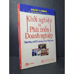 [Sách Cũ SCGR] Khởi nghiệp và phát triển doanh nghiệp mới 80% bẩn bìa, ố nhẹ, highlight, chữ viết 2008 Sanjyot P.Dunung HCM2205 MARKETING KINH DOANH