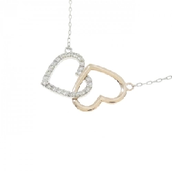 PT/K18PG Dây chuyền hình trái tim kim cương 0.13CT - Hàng hiệu chính hãng 864353