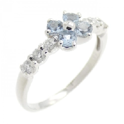 Nhẫn Aquamarine PT900 Hoa