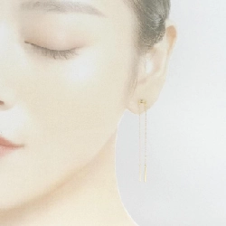 K18YG Bông tai - Hàng hiệu Authentic 877214