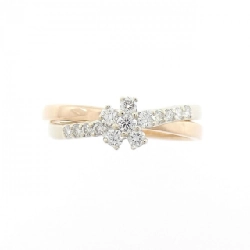 Nhẫn kim cương hoa 750WG/750PG - Hàng hiệu Authentic 851688