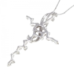 K18WG Dây chuyền kim cương hình chữ thập 1.43CT - Hàng hiệu Chính hãng 860529