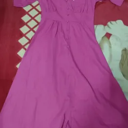 Đầm đi tiệc hồng, new 99% 974694