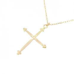 K18YG Dây chuyền hình chữ thập - Hàng hiệu Chính hãng 858827