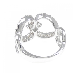 Nhẫn kim cương 750WG hình trái tim 0.90CT 670865