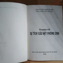 Truyện Cổ Sự Tích Cứu Vật Phóng Sinh - Pháp Sư Tịnh Không sưu tập 1027060