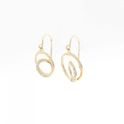 K18YG Bông tai kim cương 0.10CT - Hàng hiệu Chính hãng 869615