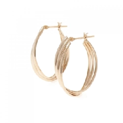 K18PG Bông tai - Hàng hiệu Chính hãng