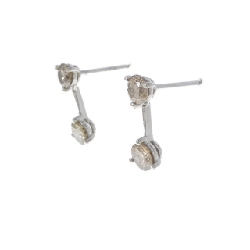 K18WG Bông tai Kim cương 1.00CT - Hàng hiệu Chính hãng 870579