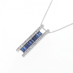 K18WG Sapphire Necklace 0.60CT - Hàng hiệu Authentic 857121