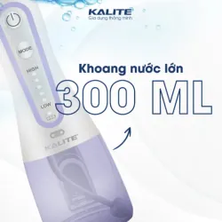 Máy tăm nước KALITE KHF06 làm sạch răng miệng 6 đầu đi kèm 788880