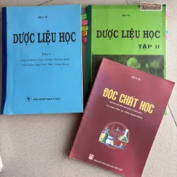 Combo sách Dược liệu 1-2 và độc chất học 756932