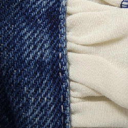 【Khuyến mãi】Áo khoác denim CHANEL 642364