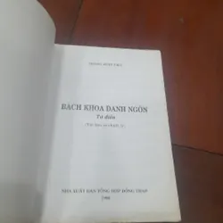 Hoàng Xuân Việt - BÁCH KHOA DANH NGÔN từ điển 563004