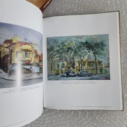 Ấn tượng Hà nội từ kí họa những công trình thời Pháp | nhiều tác giả in màu 688157