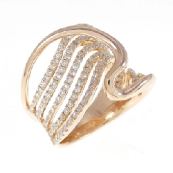 Nhẫn kim cương K18PG 1.00CT