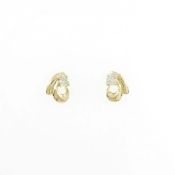 K18YG Bông tai kim cương - Hàng hiệu Chính hãng