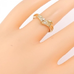 Nhẫn kim cương K18YG 0.06CT 672590