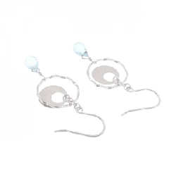 K10WG Blue Topaz Bông tai - Hàng hiệu Chính hãng 865906