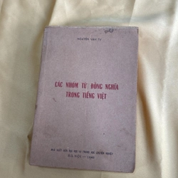 Các nhóm từ đồng nghĩa trong tiếng việt 