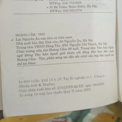 Hoàng Cầm Tác Phẩm Thơ 543003