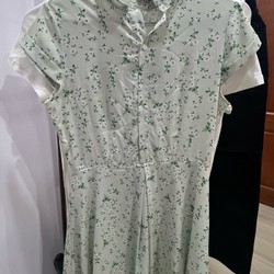 Đầm dạo phố Zara xanh nhạt size M ( đã sử dụng)