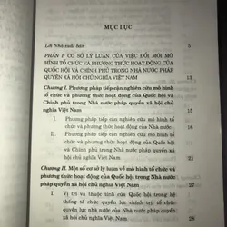 Mô hình tổ chức và phương thức hoạt động của quốc hội, chính phủ  723044