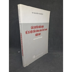 Các quyền Hiến định về xã hội của công dân ở Việt Nam hiện nay tiến sĩ Nguyễn Văn Động 2004 mới 80% HPB.HCM1806 34677