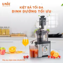 Máy ép chậm UNIE USJDC71S , ép kiệt bã tối ưu, giữ trọn 98% dưỡng chất! 715047