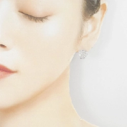 K18WG Bông tai kim cương hình trái tim 0.69CT - Hàng hiệu Chính hãng 862900