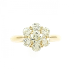 Nhẫn kim cương hoa K18YG 1.04CT - Hàng hiệu Authentic 850090