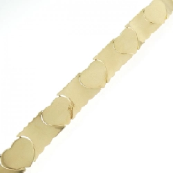 Vòng tay hình trái tim 750YG/750WG - Hàng hiệu Authentic 873741