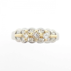 Nhẫn kim cương K18YG/PT900 0.50CT - Hàng hiệu Chính hãng 848544