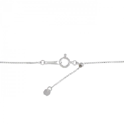 K18WG Dây chuyền hình trái tim kim cương 0.81CT - Hàng hiệu Chính hãng 867502