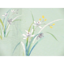 Áo kimono đơn lớp Komaro với họa tiết bạn bè và màu bạc - Hàng hiệu Authentic 883208