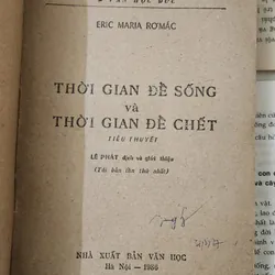 THỜI GIAN ĐỂ SỐNG VÀ THỜI GIAN ĐỂ CHẾT
-
Tác giả: Erich Maria Remarque - Dịch giả: Lê Phát 705071